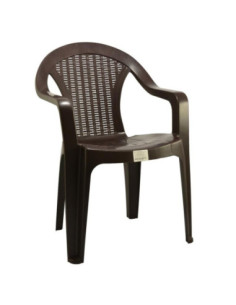 Krzesło ogrodowe brązowe 56x42x78cm 6345 2