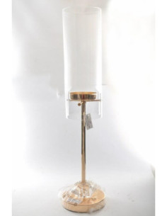 Świecznik szklany 63cm diament GCR008A..