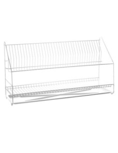 Suszarka do naczyń 2-poziomowa 80cm biała