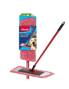 Mop do sierści i włosów Vileda Pet Pro Universal +kij 167245 microfibre Chenile