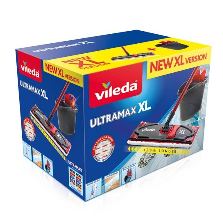Mop Vileda zestaw Ultramax Box XL mop+wiadro 160932
