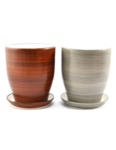 Doniczka ceram.z podst. Etna 21 MIX