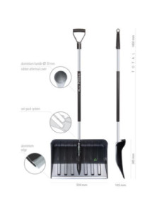 Łopata plastikowa do śniegu Alpinus Alutube Eco