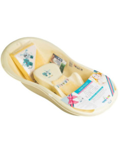 Wanienka dziecieca 102cm + akcesoria Pies i Kot żółty