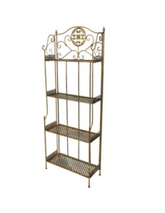 Regał 4 poziomy metalowy 164x61x27cm LS13B1025