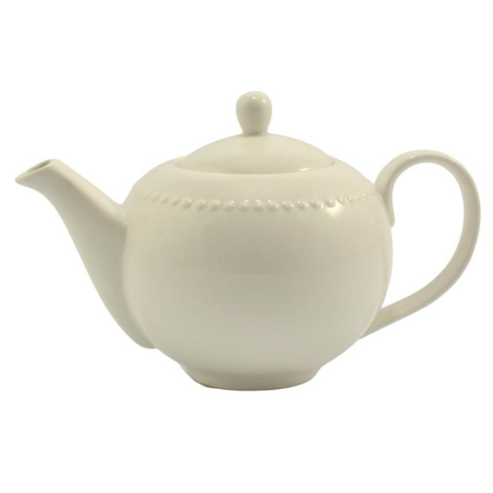 Dzbanek ceramiczny 1,2L Dots biały 8121