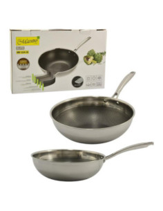 Patelnia wok 30cm professional Maestro MR-1224-30