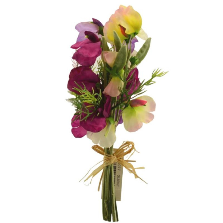 Kwiat sztuczny Groszek bukiet 28cm