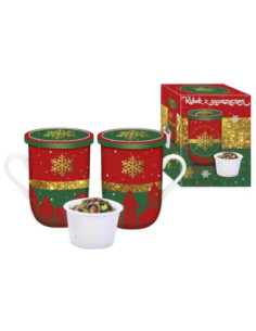 Kubek zaparzacz 330ml święta Gwiazdka