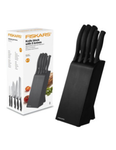 Noże w bloku 5 elementów Fiskars Control 1073023
