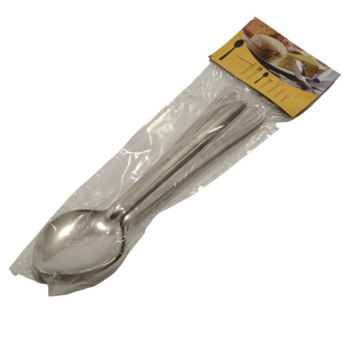 Łyżki 6 sztuk metalowe MR0433