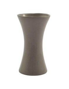 Wazon ceramiczny Klepsydra taupe 22x12cm