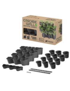 Doniczka ogród wertykalny wiszący antracyt 67x17,7x57cm