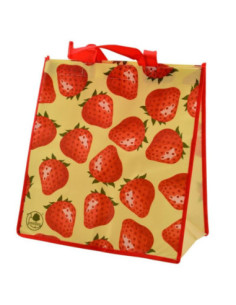 Torba na zakupy S2 laminowana Truskawka 36x34x20cm