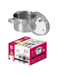 Garnek 18cm 2,6L nierdzewny z/p Professional MG Home