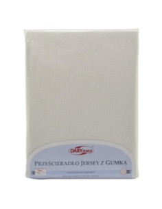 Prześcieradło Jersey 140x200cm biały 2
