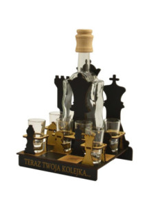 Karafka szklana Szachy 813 2