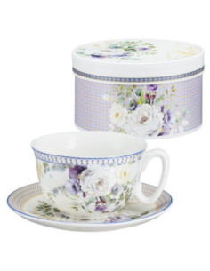 Filiżanka ze spodkiem 300ml Fantazy GR051 Villa Italia 2