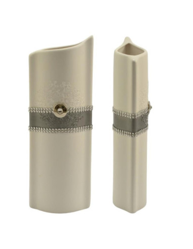 Wazon ceramiczny 33cm płaski C-391p pasek