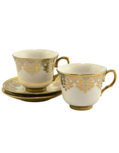 Filiżanki ze spodkami 2 sztuki 250ml GB-2015 2