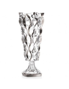 Wazon kryształ Bohemia Samba Platinum 40,5cm 2