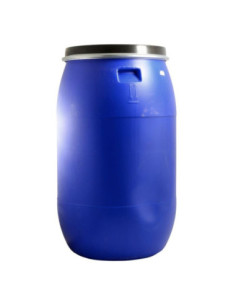 Beczka plastikowa 220L z obejmą 2