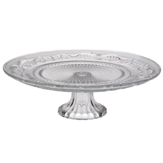 Patera szklana 30cm na nodze Piatto