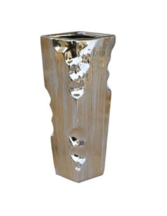 Wazon ceramiczny 25,5cm kwadrat złoty YD23B0079-2C 2