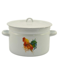 Garnek emalia 26cm 9L Kogut z pokrywką 2