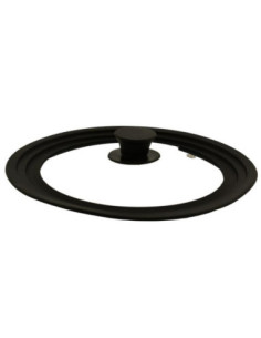 Pokrywka szklana silikonowy rant 22/24/26cm 2