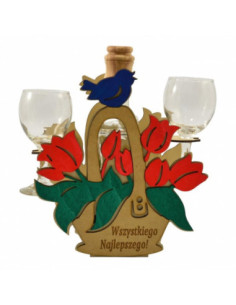 Karafka szklana Kwiaty 707 2