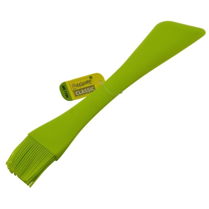 Łopatka silikonowa z pędzelkiem MR-1186 mix