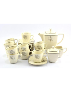 Serwis kawowy 15 elementów Hiruni Ecru WA-95H 2