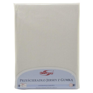 Prześcieradło Jersey 140x200cm biały