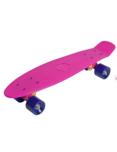 Deskorolka Enero plastikowa 56x15cm ciemny róż 2