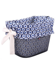 R.Wkład do kosza Small Deisies granat/kw 2