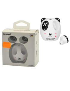 Słuchawki bezprzewodowe douszne motyw pandy Prime AEP03BK 2