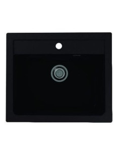 Zlewozmywak Alveus Atrox Granit czarny 59X50 CM 2