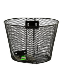 Kosz dziecięcy BMX przód siatka wsporn czarny 2