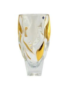 Wazon kryształ Bohemia Bamboo Gold 30cm 2