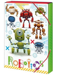 Teczka szkolna A4 4cm Robotics 1231-0327 2