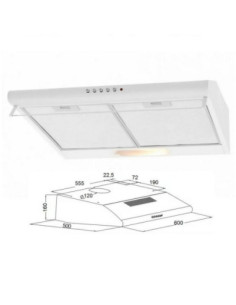 Okap Maan Juno 60 biały 2