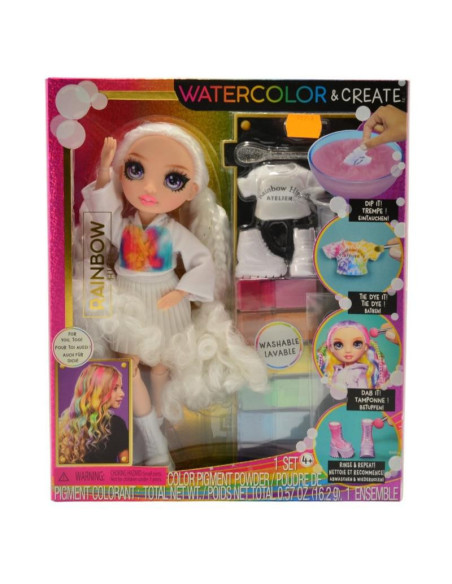 LOL Lalka Rainbow High Walercolor & Create 507581