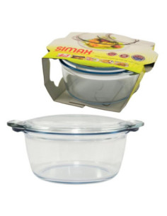 Szkło żaroodporne Simax 2,15L z pokrywą 6686 2