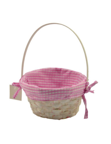 Koszyk wielkanocny wiklinowy z serwetką 10x20cm mix