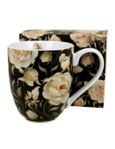 Kubek ceramiczny 1000ml English Roses Black 2