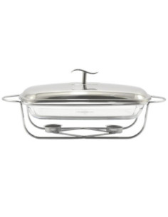 Brytfanna szklana z podgrzewaczem 2L Longa 2