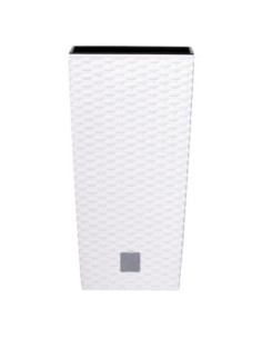 Doniczka Rato square h:50x26cm biały z wkładem DRTS265 2