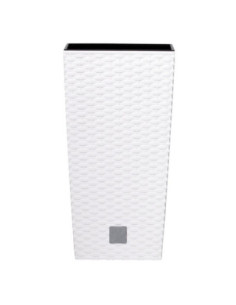 Doniczka Rato square h:61x32cm z wkładem biały DRTS325 2