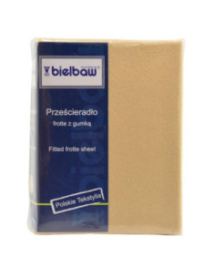 Prześcieradło Frotte 200x220cm beż 2